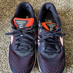 Brooks Launch 5 Navy Red Sneakers